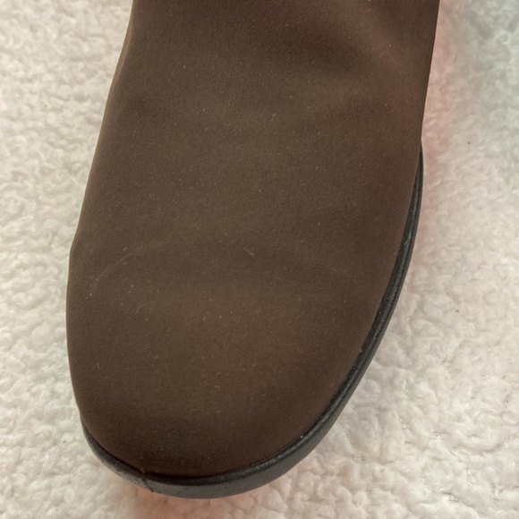 Ecco Brown Gortex Slip On Comfort Women's Loafers Size 38 Preowned - Picture 5 of 11